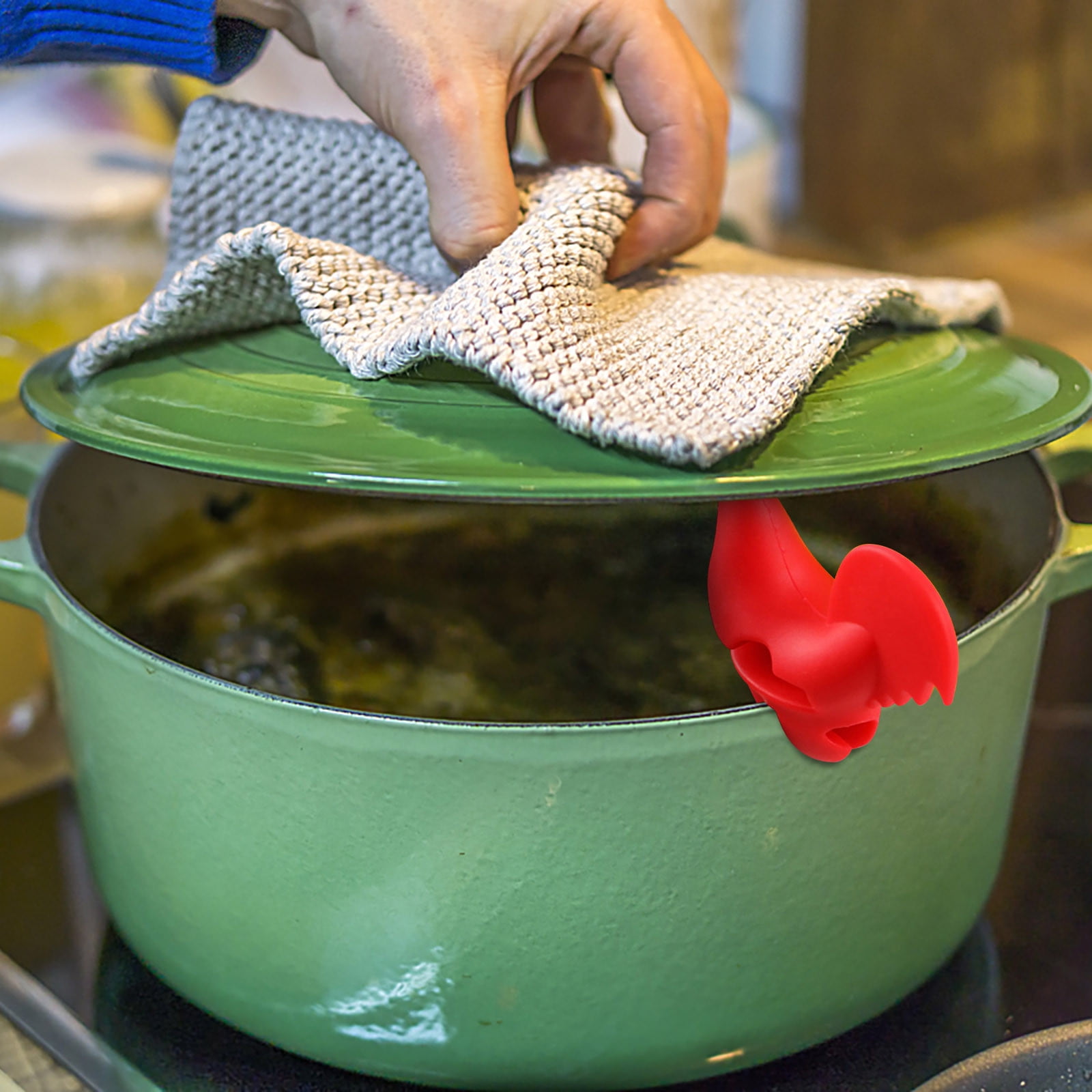 Couvercle Anti-éclaboussures En Silicone 45,7 X 27,9 Cm - Pour Casseroles, Poêles, Bols - Résistant à La Chaleur - Gris