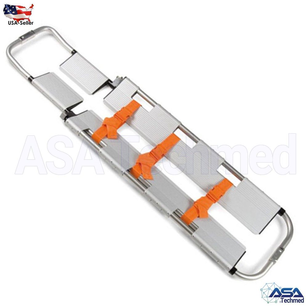 Scoop Stretcher Adjustable Lightweight Aluminum Medical Spine Board