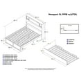 thumbnail image 5 of Newport Full Platform Bed with Flat Panel Foot Board and Twin Size Urban Trundle Bed in Espresso, 5 of 5