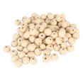 thumbnail image 1 of Wooden Loose Beads, Safe 200pcs Unfinished Wood Beads Multipurpose  For DIY Club For Craft Making, 1 of 8