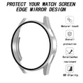 thumbnail image 1 of Funda de vidrio templado con marco de PC compatible con Huawei Watch GT3 42 mm/46 mm, cubiertas a prueba de golpes para relojes inteligentes, 1 of 8