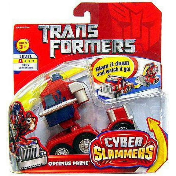 Transformers Cyber Slammers Optimus Prime Action Figure