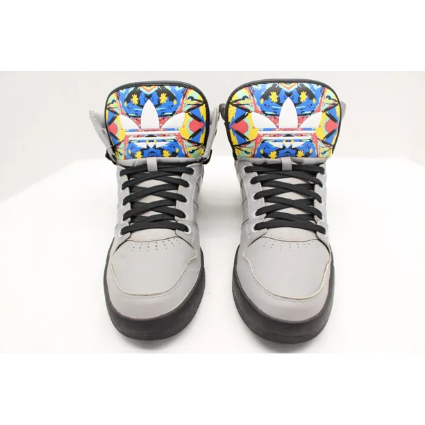 Ad-id-as court attitude mens size 12 gray casual sneaker shoe
