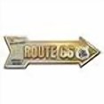 thumbnail image 3 of SignMission P-ARROW8-999635 Panneau Flèche Illinois Route 66 8 x 24 Po. de Large, 3 of 4