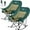 Green - 2Pack, variant on ABORON Oversized Rocking Camping Chair, Folding Camping Rocker Chair, Fully Padded Patio Chair with Cooler Bag and Side Pocket, Portable Outdoor Recliner Chair, Lawn Chairs with Carrying Bag