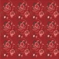 thumbnail image 1 of Ahgly Company Tapis de Zone Carré Rouge Lavable en Machine, 8 Pieds Carré, 1 of 7