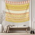 thumbnail image 5 of Yellow Khaki Boho Tapestry for Bedroom Wall Hanging Tapestry, Vintage Ethnic Tribe Abstract Art Ceiling Backdrop Tapestries Poster Blanket Wall Decor for Teens Room Living Room Dorm 39" x 59", 5 of 8