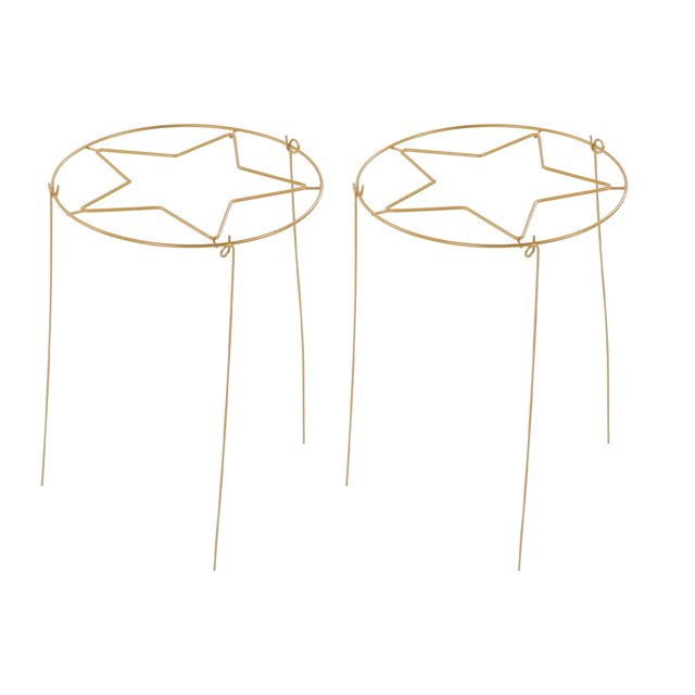 Estacas de soporte para plantas, 2 piezas de enrejado para plantas, enrejado minimalista para plantas, enrejado para plantas de hierro, características de vanguardia