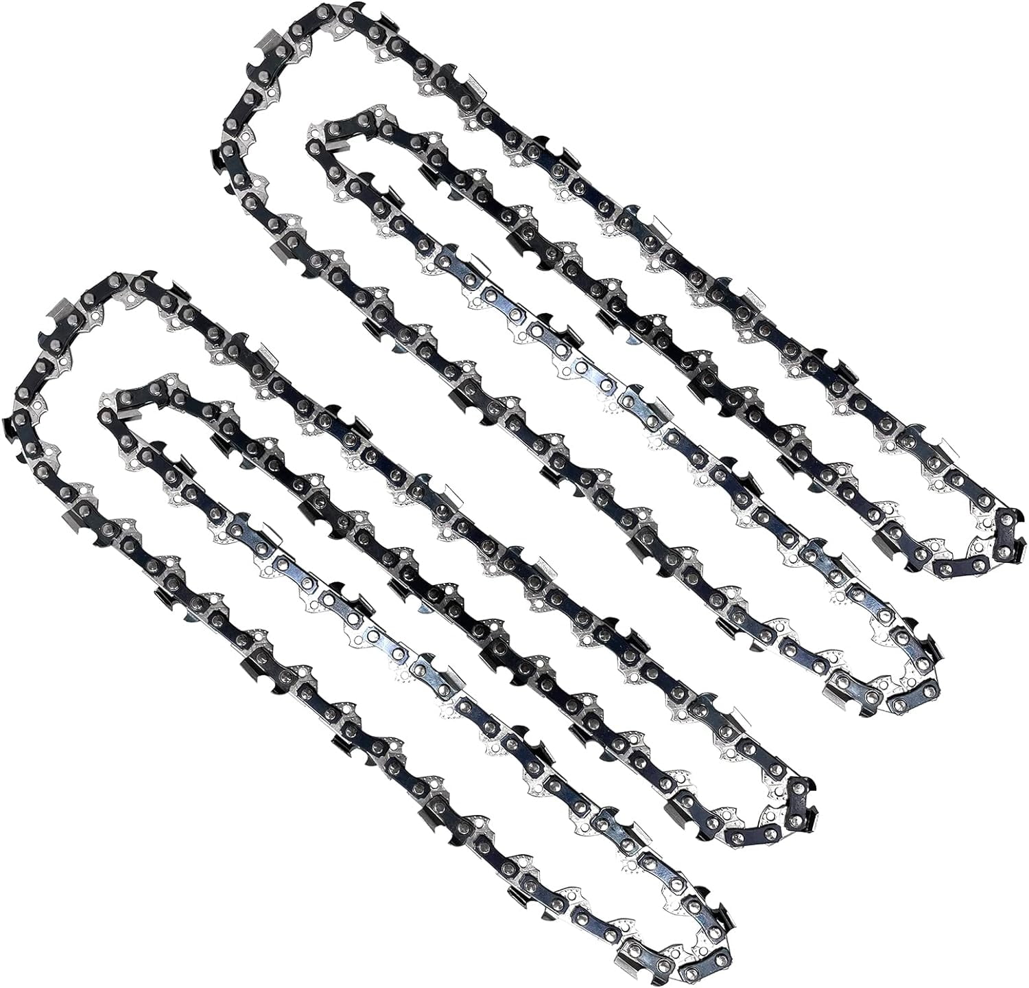 Opuladuo 2PC 18" Chain Replacement for EGO CS1804 CS1800-3/8" Pitch .050" Gauge 62 Drive Links