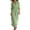 Mint Green, variant on Womens Summer V Neck Linen Maxi Dress Casual Puff Short Sleeve Dresses Loose Fit Flowy Sundress Mint Green XL Fashion