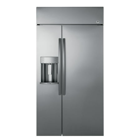 psb42yskss 42 built-in side by side refrigerator with child lock  door alarm and advanced water
