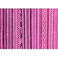 thumbnail image 1 of Ahgly Company Indoor Rectangle Abstract Pink Modern Area Rugs, 4' x 6', 1 of 4