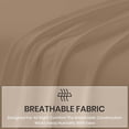 thumbnail image 5 of Kotton Culture 1000 TC Egyptian Cotton Twin Size 16" Deep Bed Sheet Set Taupe Color, 5 of 5