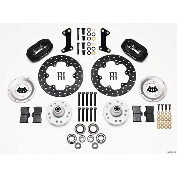 Wilwood Forged Dynalite Front Drag Kit Drilled Rotor 67-69 Camaro 64-72 Nova Chevelle main image 1