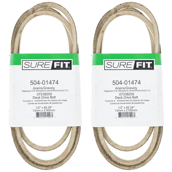 SureFit 85-5/16" Deck Drive Belt 07238200 50" Cut Gravely Pro-Ride 254 266 2PK