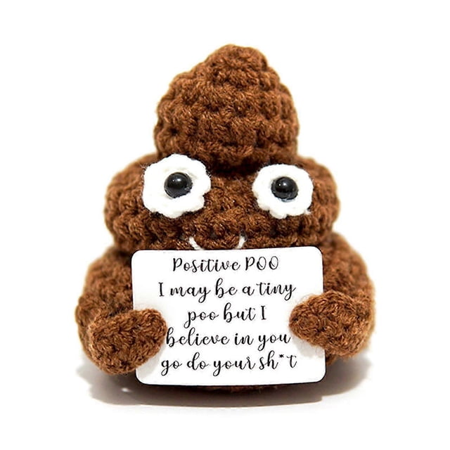 Plush Emotional Support Keychain, Cute Poop Plush Toy for Backpack Decor Gift for Kids