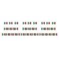 thumbnail image 4 of Guardoinrt 12PCS Flag Flags Banner Hand Waving National Flag Pride Flag Mexico 3Set, 4 of 6