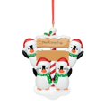 thumbnail image 2 of Maxora Personalized Gifts for Christmas Personalized Christmas Ornament Family 4 North Pole Penguin Free Customize, 2 of 9