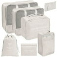 thumbnail image 6 of Travel Bag Set of 7 Packing Cubes Luggage Packing Organizers for Travel Accessories, 6 of 7