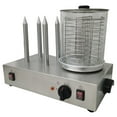 thumbnail image 4 of INTBUYING Hot Dog Warmer Sausage Grilling Machine Commercial Hot Dog and Bun Toaster with Temperature Control and 4 Heating Rods, 4 of 17