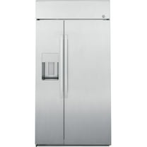 GE APPLIANCES PSB42YSNSS side by side built in refrigerator