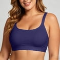 thumbnail image 3 of Bikini Tops for Women Color Block Adjustable Strap Plus Size Swimsuit Top Bathing Suit Tops, 3 of 7