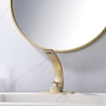 thumbnail image 3 of Bathroom Sink Faucet with Drain Assembly, Brass Deck Mounted Lavatory Basin Faucet with 10-inch Cover Plate, 3 of 5