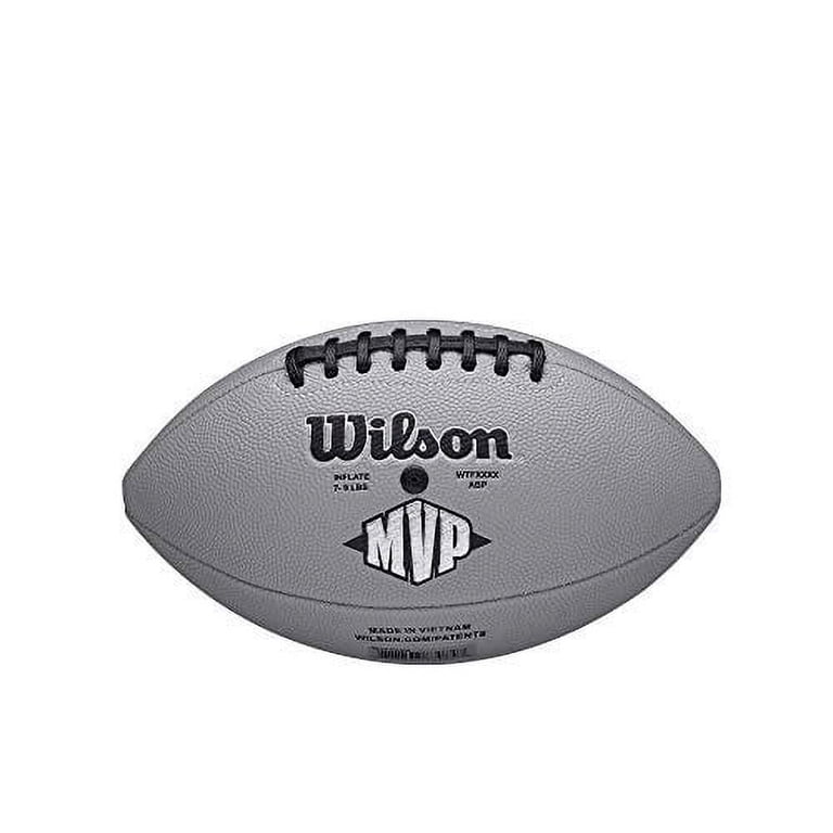 Wilson NFL Super Grip Football - Gray, Junior Size (Ages 9-12