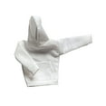 thumbnail image 2 of Sudadera con capucha a escala 1/12 para mujer, ropa para figuras femeninas de 6 pulgadas, modelo de muñeca Blanco, 2 of 9