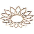 thumbnail image 2 of Ekena Millwork 24"OD x 8 3/8"ID x 3/8"T Daisy Wood Fretwork Pierced Ceiling Medallion, Alder, 2 of 3