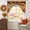 Espresso Brown, Pumpkin Orange, variant on Thanksgiving Pumpkins Swag Kitchen Curtains Sets for Windows 24 Inch Length, Fall Maple Leaves Berries Tan Check Short Window Curtain Panels Swags Valances and Tiers 3 Piece Set for Cafe/Dining Room