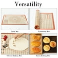 thumbnail image 4 of RUK Silicone Pastry Mat with Measurements 36" x 24", Large Thick BPA Free Food Grade Silicone Rolling Dough Mat, 4 of 5