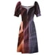 thumbnail image 4 of Vestido de manga corta con colores de antílope Canyon vestido de noche para mujer vestidos de graduación vestidos de fiesta para mujer vestidos para graduación, 4 of 6