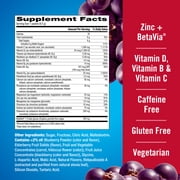Emergen-C Immune+ Vitamin C Powder Supplement for Immune Support, Elderberry, 18 Ct