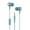 Dark Blue, variant on Pebbuoy In-Ear Earphones 5D Surround Sound with Microphone High-Quality Audio 3.5mm Interface Earbuds for Mobile Phones And Computers