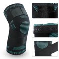 thumbnail image 3 of Bangcool Compression Sleeves Breathable Elastic Knee Sleeves Knee Brace with Strap, 3 of 8