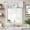 Grey, variant on White Gray Marble Farmhouse Short Window Curtain Valances, Modern Minimalist Abstract Texture Rod Pocket Kitchen Valances for Living Room Bedroom Bathroom Cafe 42" x 12"