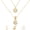 Gold, variant on Letter Necklace for Women, 14K Gold Plated Initial M Pendant Necklace, Personalized Dainty Custom Name Jewelry for Birthday & Christmas Gift