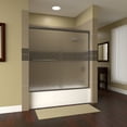 thumbnail image 4 of Arizona Shower Door LTER6057AOBCLR 57.38 x 60 in. Leser Lite Euro Tub Enclosure with Showerhead Right - Oil Rubbed Bronze, 4 of 5