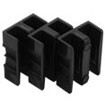 thumbnail image 1 of OULII 3pcs Elegant Design Shower Door Track Guide Black Plastic Adapts To Humid Environments, 1 of 8