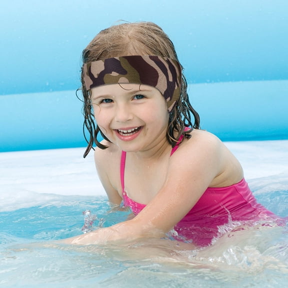 OUNONA Kids Neoprene Swimming Ear Band for Water Sports and Pool Use, 1 Pack Comfortable Fit