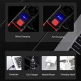 thumbnail image 5 of Rechargeable LED Work Light, 2 in 1 Inspection Light with 360 Degree Rotation and 5W COB LED Torch Lamp with Magnetic Base and Hook for Home Workshop Camping DIY Lighting, 5 of 5