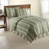 Mainstays Stripe Comforter Set Green
