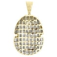 thumbnail image 3 of 10K Yellow Gold Round Diamond Egyptian King Pharaoh Pendant 1.75" Charm 5/8 CT., 3 of 6