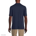 thumbnail image 2 of Lands' End Essentials Men's Long Sleeve All Day Comfort Polo Shirt - 100% Cotton Won't Shrink Pill Fade, 2 of 3
