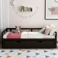 thumbnail image 2 of Extending Daybed with Trundle Wood Daybed with a Trundle No Box Spring Required Twin Trundle Daybed Sofa Bed for Bedroom Living Room, 2 of 7