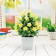 thumbnail image 5 of Plantas artificiales en maceta, arreglos florales artificiales para escritorio, hogar y jarrón decorativo de plástico para salón, dormitorio y baño, 5 of 6