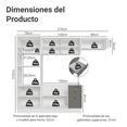 thumbnail image 2 of Cocina Integral Completa Modular Madesa Vik 270cm BG 04, 2 of 3