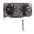 thumbnail image 2 of Tarjeta De Vídeo Para Juegos DDR5 De 4 GB, 128 Bits, 1070 MHz, Con HD DVI VGA, Ventilador De Refrigeración Dual, PCIe 3.0 16X, Adecuada Para 10, 8, 7, Vista, Linux, 2 of 7