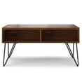 thumbnail image 5 of Hunter  36 inch Wide Rectangle Industial Small Lift Top Coffee Table in Walnut, 5 of 14